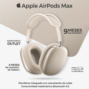 Apple AirPods Max. Color Blanco Estelar. Nuevo Outlet